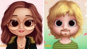 Dollify Aplicativo de Caricatura de Fotos Android iOs iPhone Baixar App Grátis