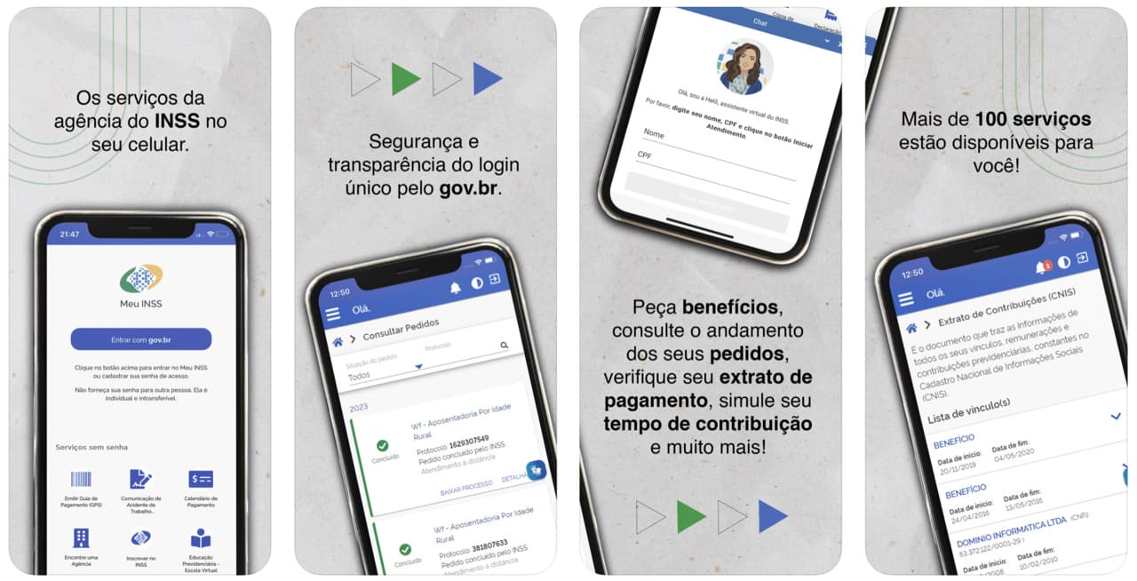 Aplicativo meu inss como baixar instalar e se cadastrar doodle face